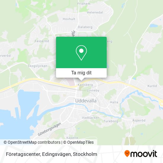 Företagscenter, Edingsvägen karta