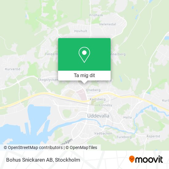 Bohus Snickaren AB karta