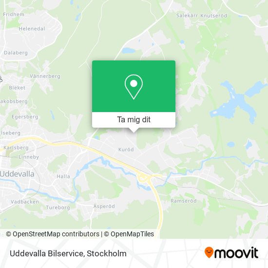 Uddevalla Bilservice karta
