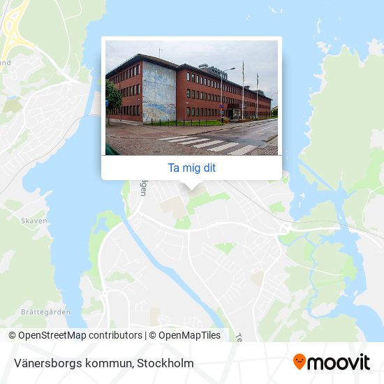 Vänersborgs kommun karta