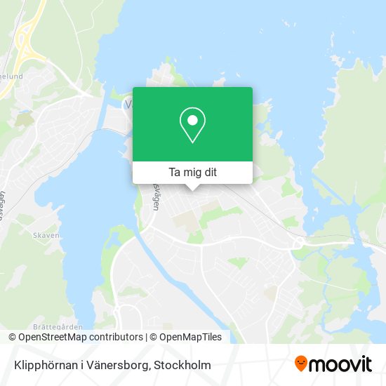 Klipphörnan i Vänersborg karta