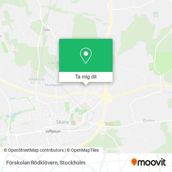 Förskolan Rödklövern karta
