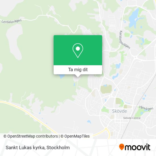 Sankt Lukas kyrka karta