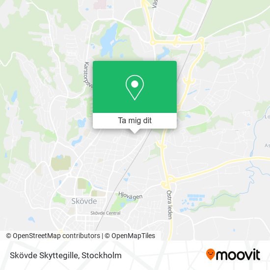 Skövde Skyttegille karta