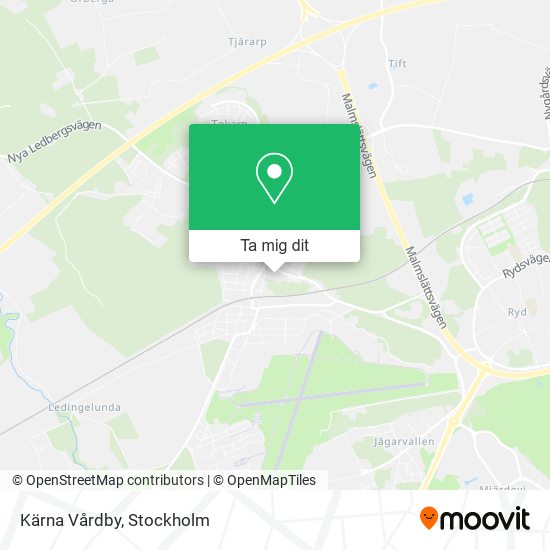 Kärna Vårdby karta