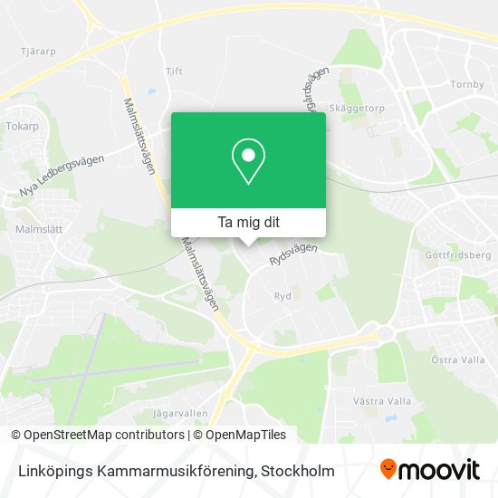 Linköpings Kammarmusikförening karta
