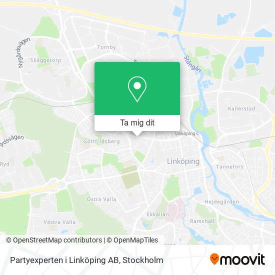 Partyexperten i Linköping AB karta