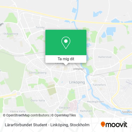 Lärarförbundet Student - Linköping karta