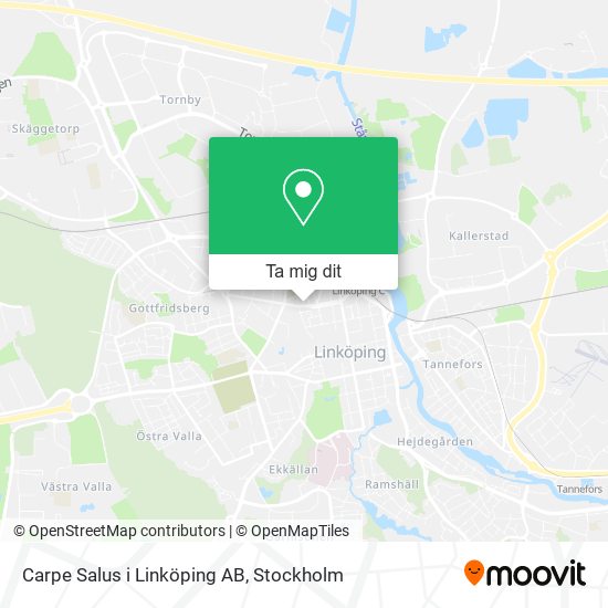 Carpe Salus i Linköping AB karta