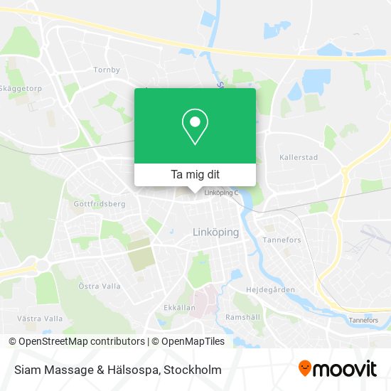 Siam Massage & Hälsospa karta