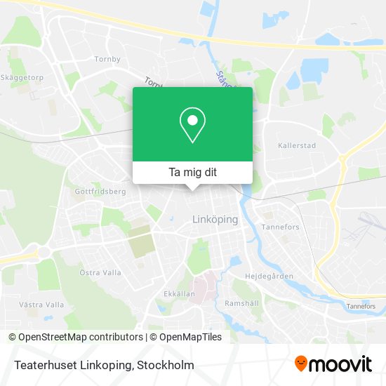 Teaterhuset Linkoping karta