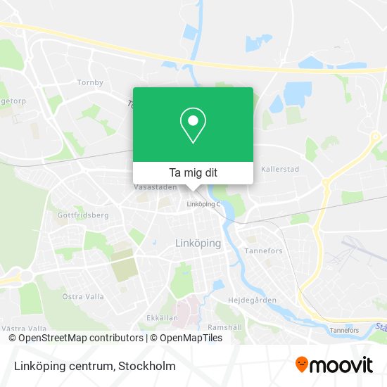 Linköping centrum karta