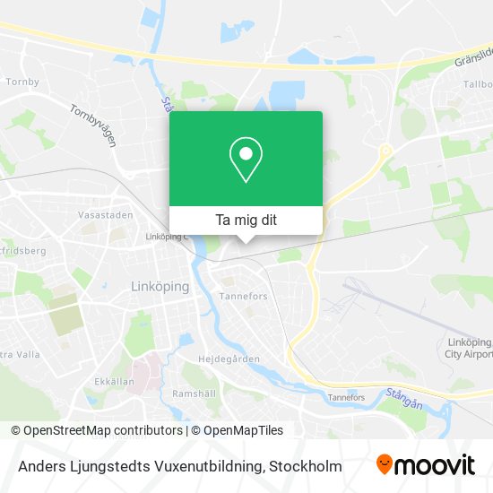 Anders Ljungstedts Vuxenutbildning karta