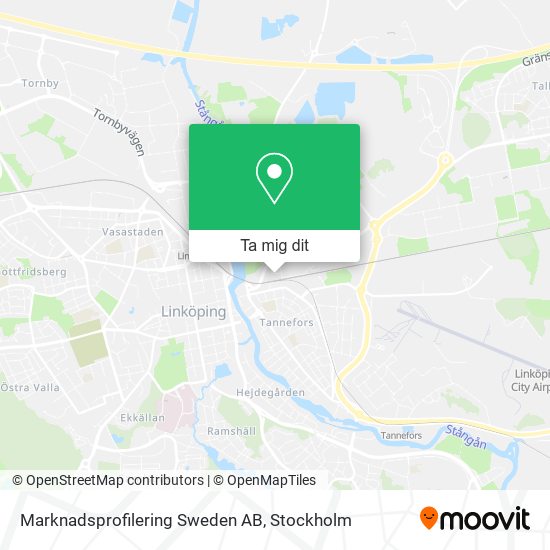 Marknadsprofilering Sweden AB karta