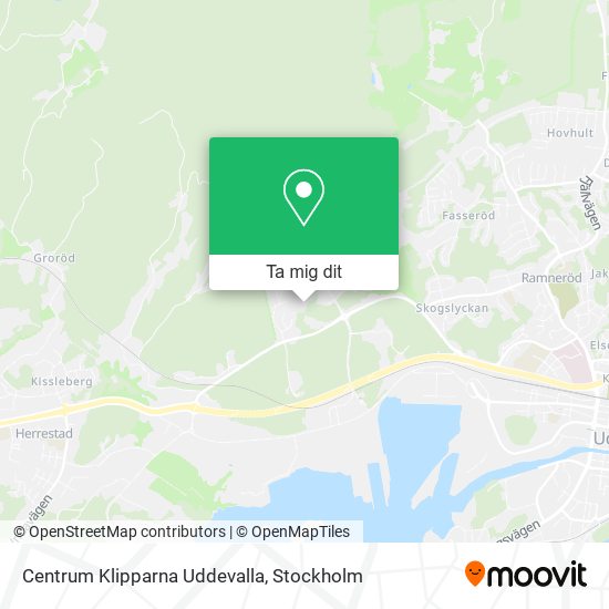 Centrum Klipparna Uddevalla karta