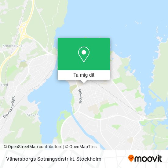 Vänersborgs Sotningsdistrikt karta