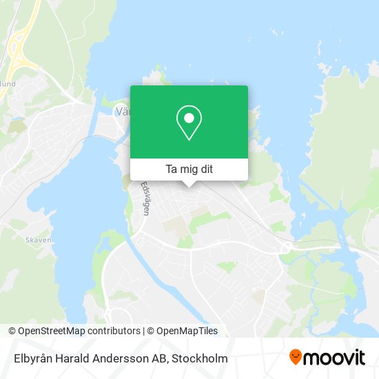 Elbyrån Harald Andersson AB karta
