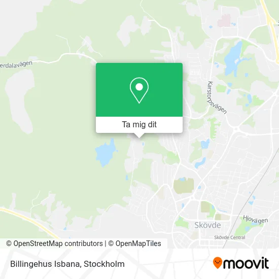 Billingehus Isbana karta
