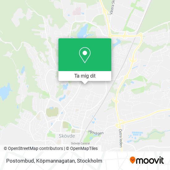 Postombud, Köpmannagatan karta