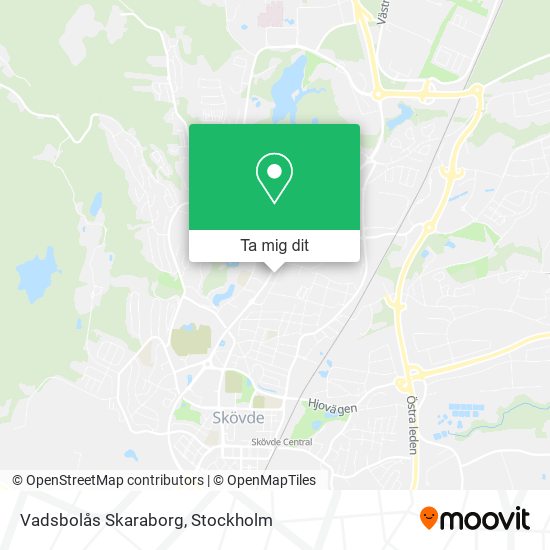 Vadsbolås Skaraborg karta