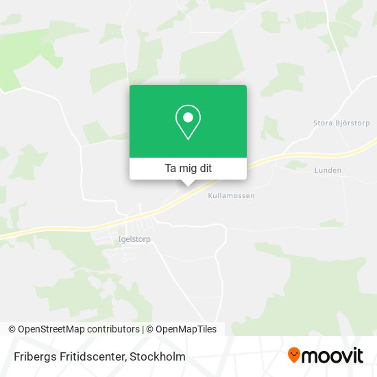 Fribergs Fritidscenter karta