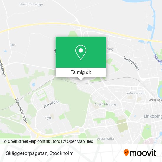 Skäggetorpsgatan karta