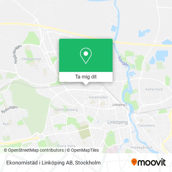 Ekonomistäd i Linköping AB karta