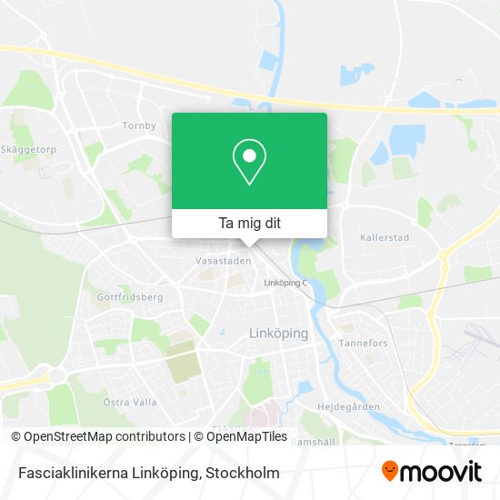 Fasciaklinikerna Linköping karta