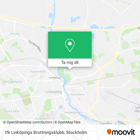 Ifk Linköpings Brottningsklubb karta