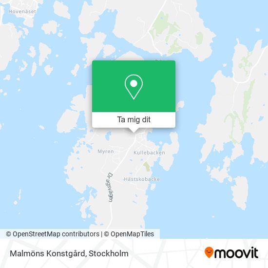 Malmöns Konstgård karta