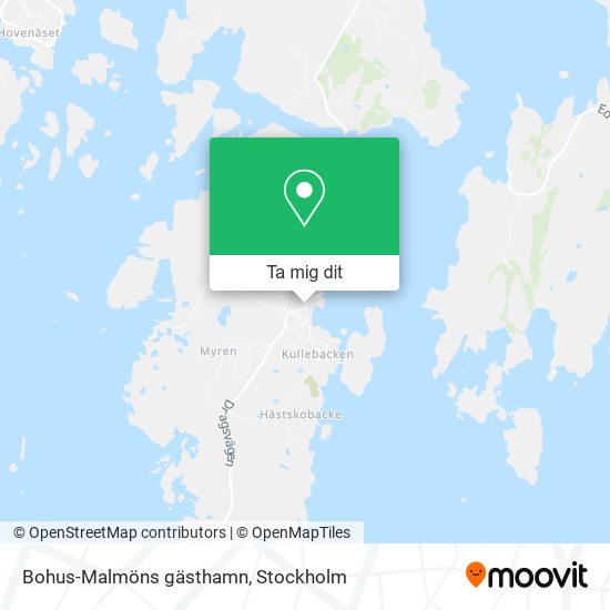 Bohus-Malmöns gästhamn karta