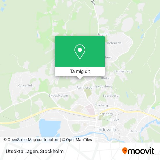 Utsökta Lägen karta