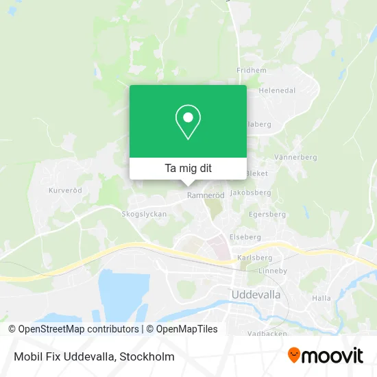 Mobil Fix Uddevalla karta