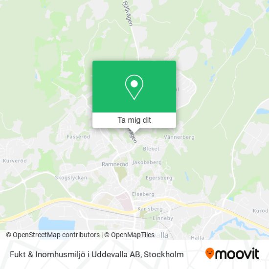 Fukt & Inomhusmiljö i Uddevalla AB karta