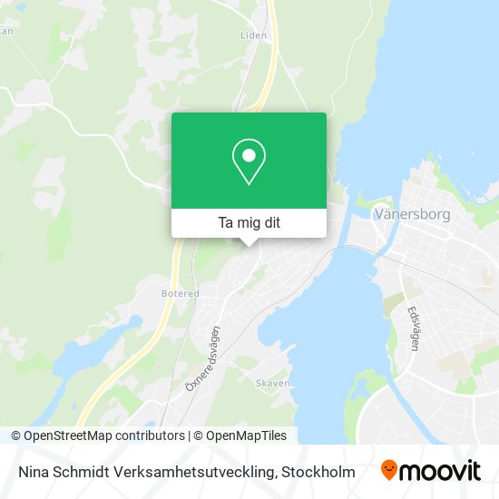 Nina Schmidt Verksamhetsutveckling karta