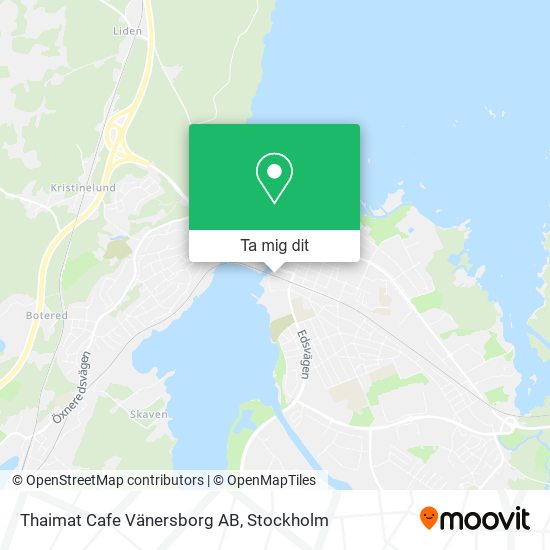 Thaimat Cafe Vänersborg AB karta