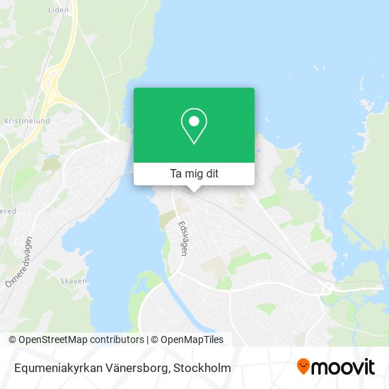 Equmeniakyrkan Vänersborg karta
