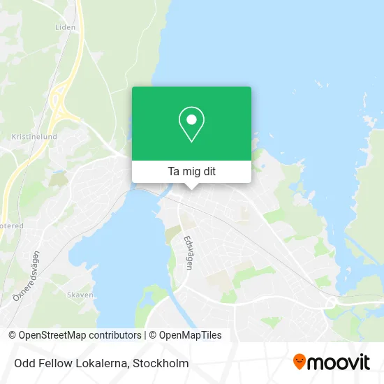 Odd Fellow Lokalerna karta