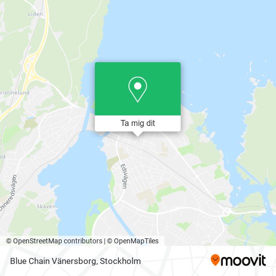 Blue Chain Vänersborg karta