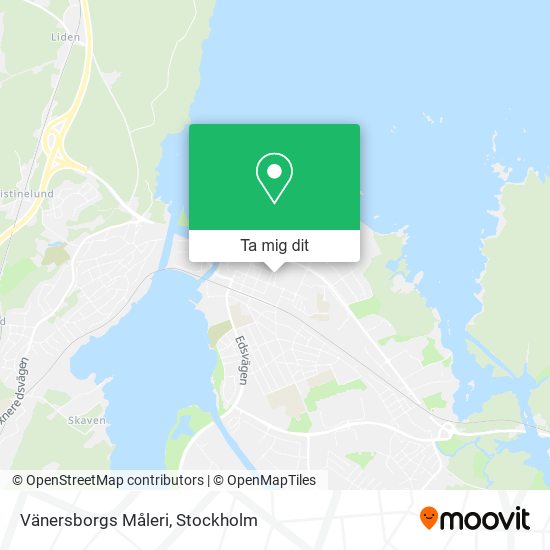 Vänersborgs Måleri karta