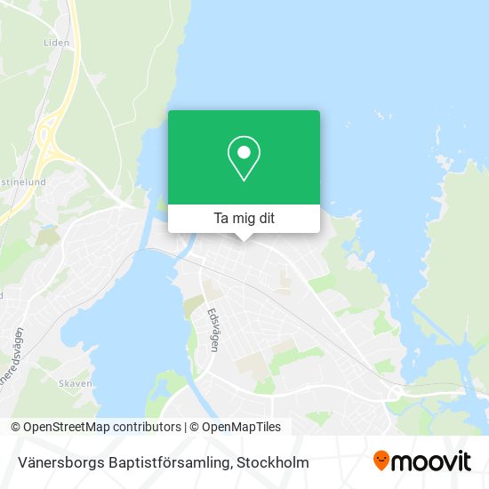 Vänersborgs Baptistförsamling karta