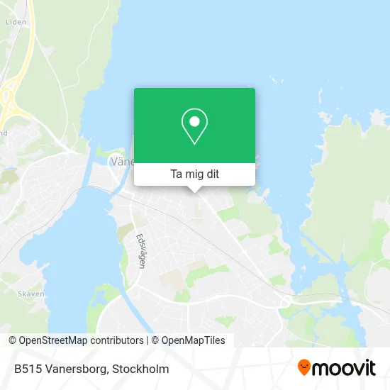 B515 Vanersborg karta