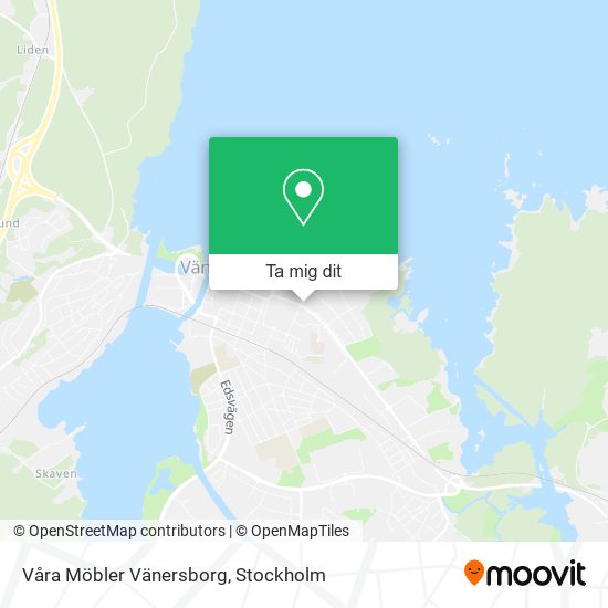 Våra Möbler Vänersborg karta