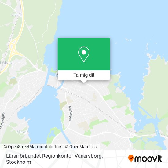 Lärarförbundet Regionkontor Vänersborg karta