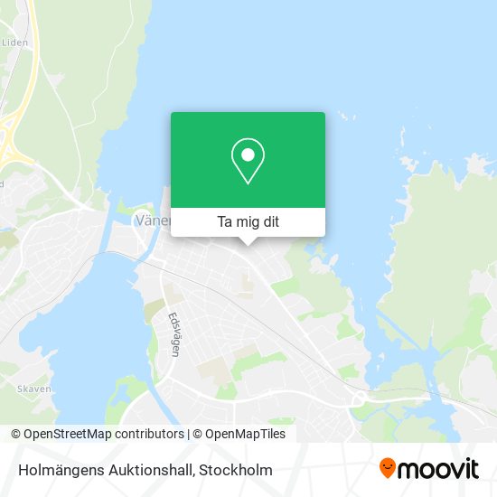 Holmängens Auktionshall karta