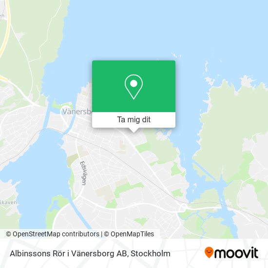 Albinssons Rör i Vänersborg AB karta