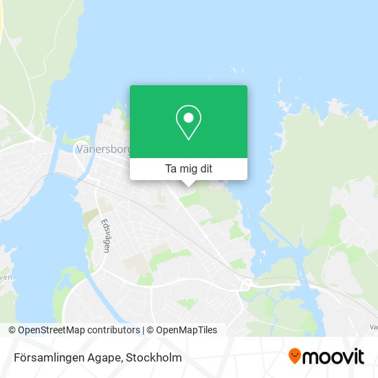 Församlingen Agape karta