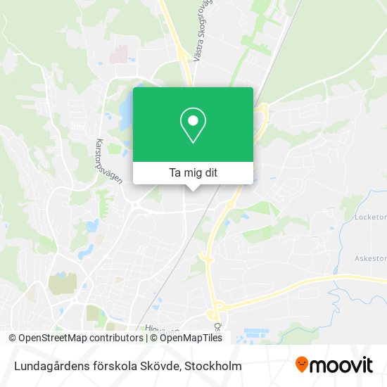 Lundagårdens förskola Skövde karta