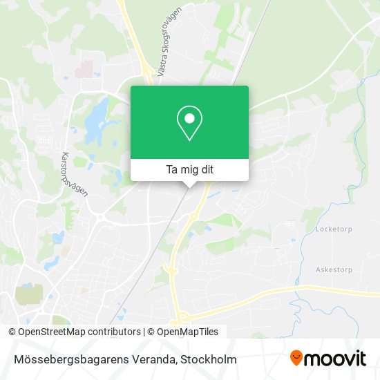 Mössebergsbagarens Veranda karta