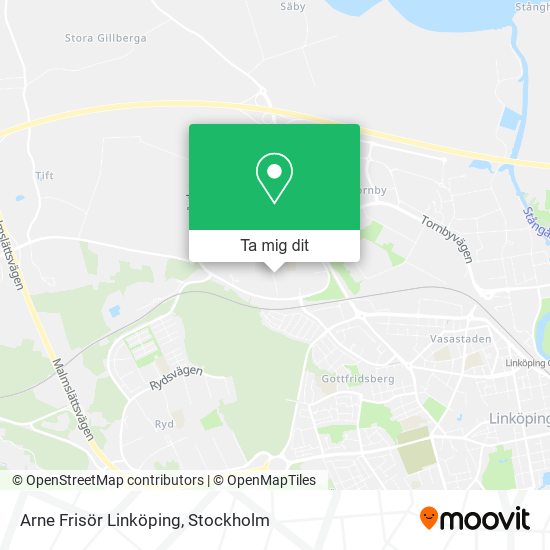 Arne Frisör Linköping karta